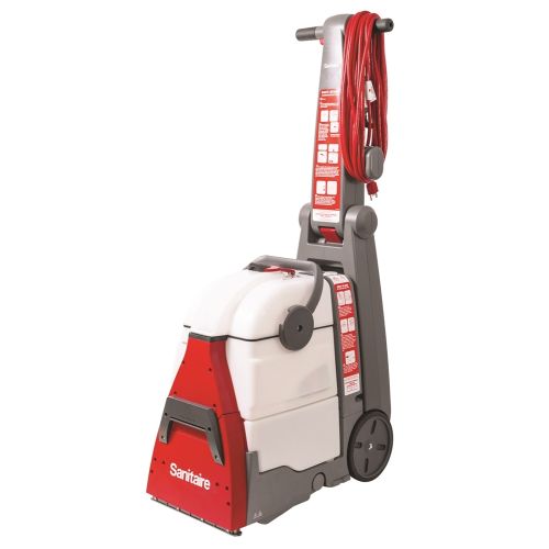 Sanitaire Restore 10.5 Inch Cleaning Path Upright Carpet Extractor, Red